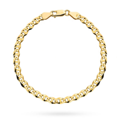 Złota Bransoletka płeny splot Gucci 4mm dł. 21cm próby 585 Złota Bransoletka płeny splot Gucci 4mm dł. 21cm próby 585