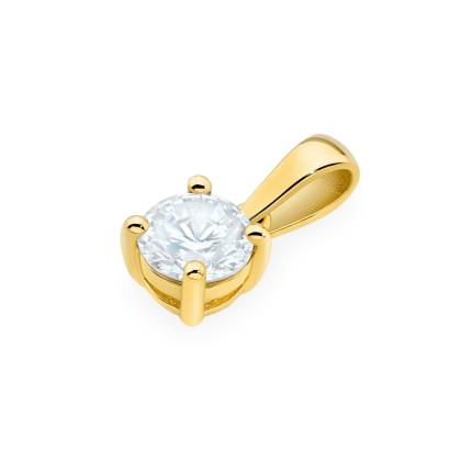 Złota zawieszka z Brylantem 1,0ct próby 585