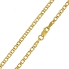 Złoty łańcuszek 50cm - splot Rombo 2,5mm -  próba 585