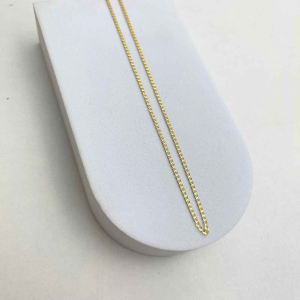 Złoty Łańcuszek 50cm Pełny splot Pancerka 1,6mm pr.585