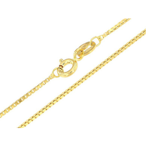 Złoty Łańcuszek 50cm Pełny splot Kostka 0,7mm, próby 585
