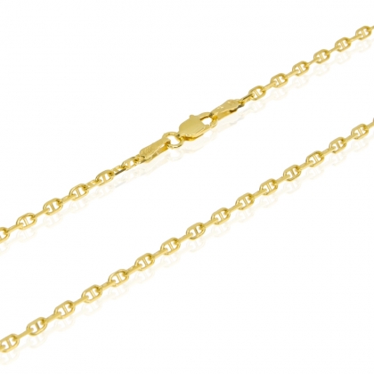 Złoty łańcuszek 55cm pełny splot Gucci fantazyjny 2,2mm pr.585