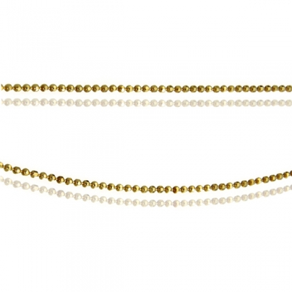 Złoty Łańcuszek splot Kulkowy 50cm -  próba 585