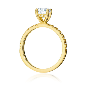 Pierścionek z Brylantami 0,96ct ze złota próby 585. W-0546/70