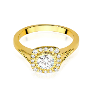 Pierścionek z Brylantami 0,70ct ze złota próby 585. W-0552/50
