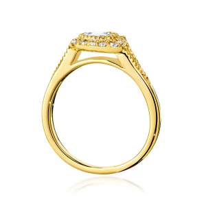 Pierścionek z Brylantami 0,70ct ze złota próby 585. W-0552/50