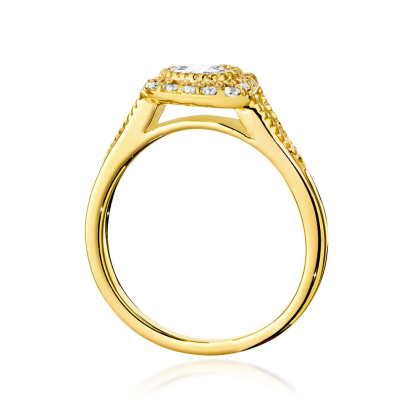 Pierścionek z Brylantami 0,70ct ze złota próby 585. W-0552/50