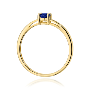 Pierścionek z Szafirem 0,70ct ze złota próby 585 W-0685SZ