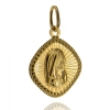 Złoty medalik z Matką Boską modlącą w chuście  próby 585