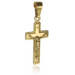 Złoty krzyżyk z Jezusem, zawieszka pr. 585