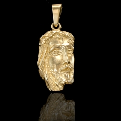 Złoty medalik z Jezusem próby 585 
