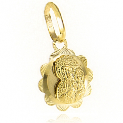 Złoty medalik z Matką Boską Częstochowską  pr. 585